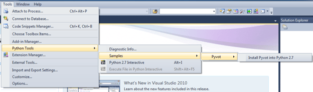 Using Python Tools for Visual Studio Part 2