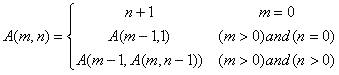 Ackermann Function