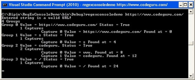 Working with Regular Expressions in .NET