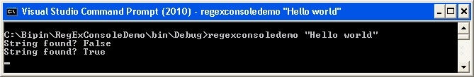 IsMatch() method without RegexOptions returns false; with RegexOptions.IgnoreCase returns true