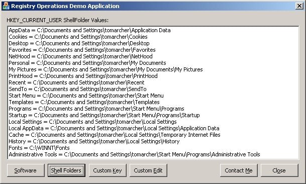 Managed C++: Read and Write Registry Keys and Values