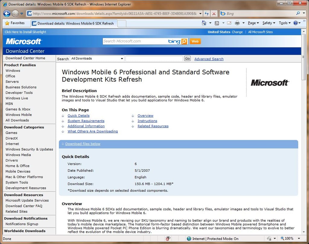 Adding AJAX Support to Windows Mobile Applications