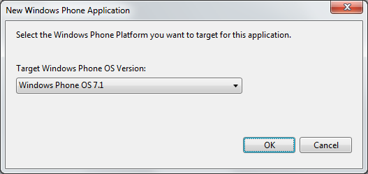 Target Windows Phone OS Version