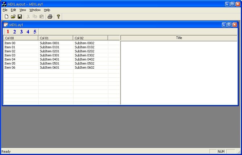 Multiple Views Layout Without a Splitter