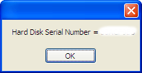 Hard Disk Serial Number