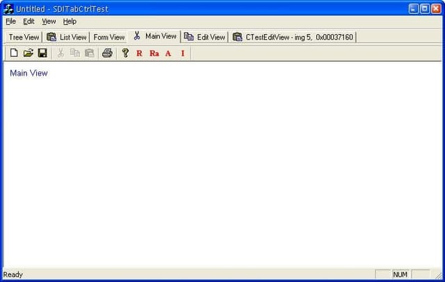 Tab Bar Control