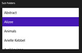 Subfolders