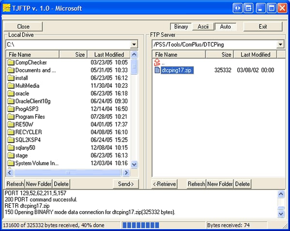 TJFTP: A Visual C++ FTP Client | CodeGuru