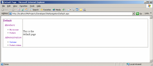 ASP.NET 2.0’s Sophisticated Site Navigation Features