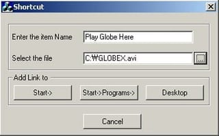 Utility to Create a Link (Shortcut)