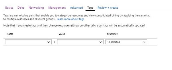 Azure Tags
