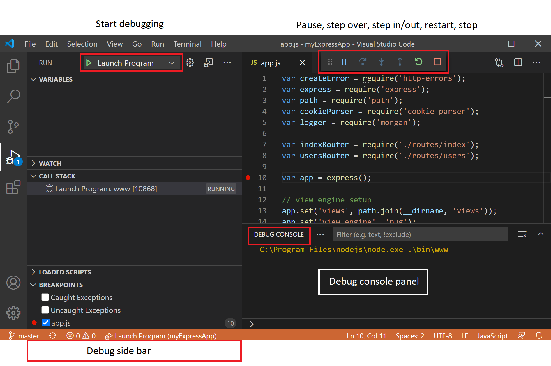 C# Visual Studio Code Debugging Tool