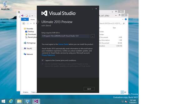 Visual Studio Ultimate 2013 Preview License Terms