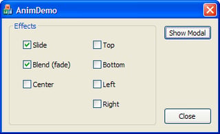 Animate a Modal Dialog