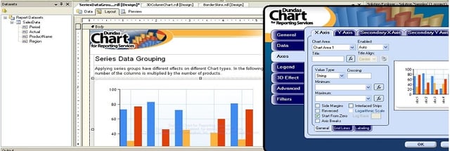 Working with Dundas Charts in SQL Server Reporting Service