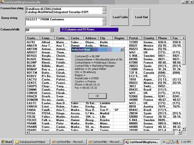Filling ListView Dynamically  From any Data Sources with VB.NET