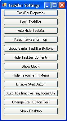 The TaskBar and VB.NET