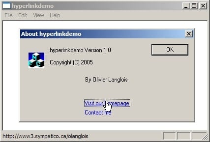 Small C++ Class to Transform Any Static Control into a Hyperlink Control