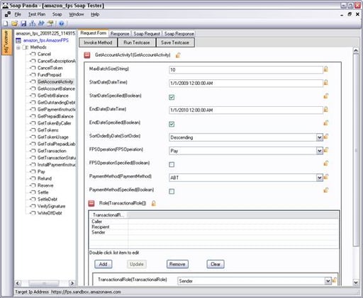 Soap Panda a Soap Client application for testing Web Services