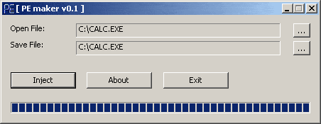 Inject Your Code to a Portable Executable File