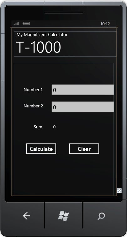 XAML Code Example