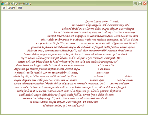 Mould Text in Any Shape
