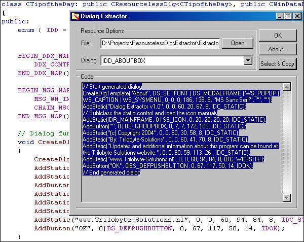 Creating Resourceless Dialogs