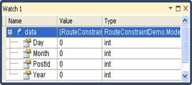 Visual Studio Watch Window