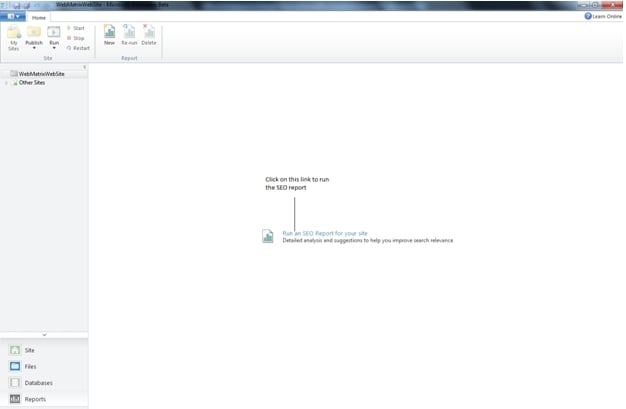 SEO and Deployment of ASP.NET Framework Website Using WebMatrix
