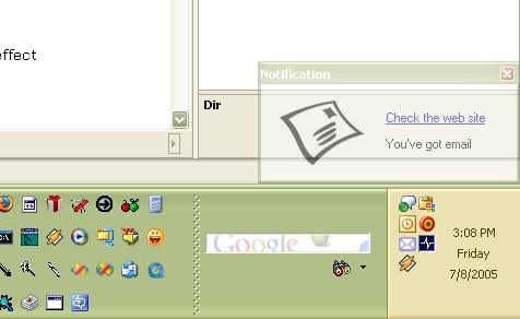 Form Fade In/Out Effect and Notification Window