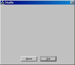 Implementing an Array of Buttons: The Shuffle Game