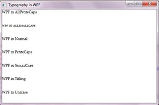 Typography in Windows Presentation Foundation (WPF)