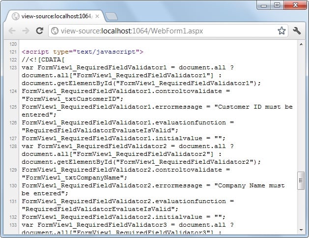 Using Unobtrusive Validation in ASP.NET 4.5 Web Forms