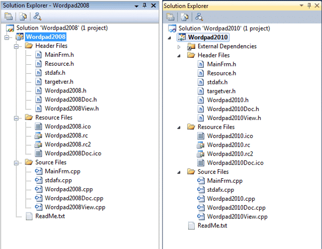 Changes to VC++ in Microsoft Visual Studio 2010