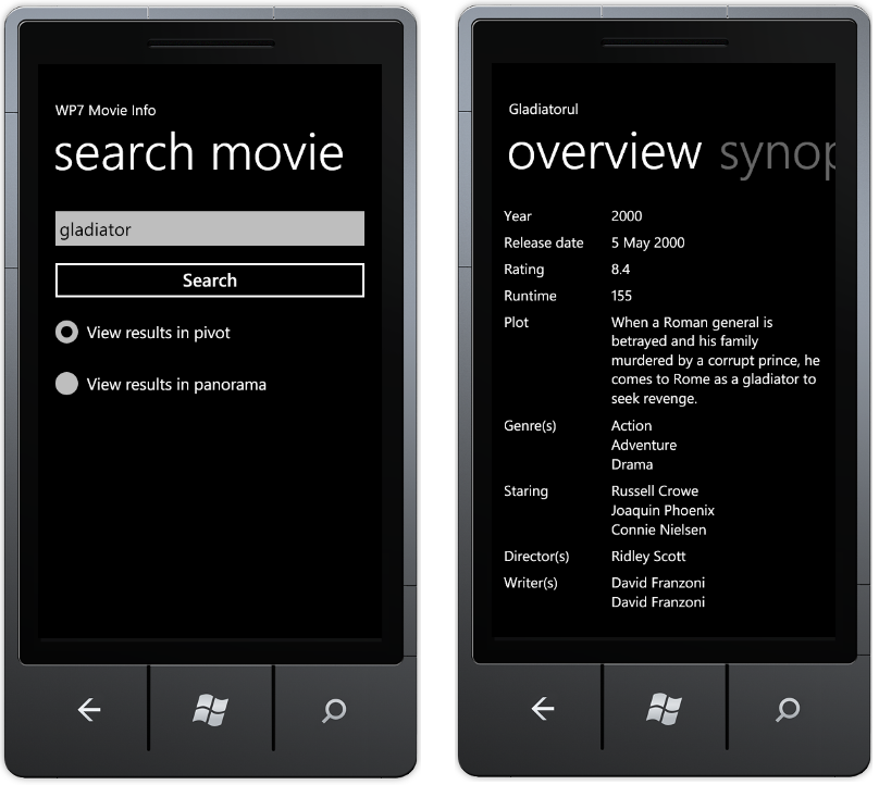 WP7 Demo