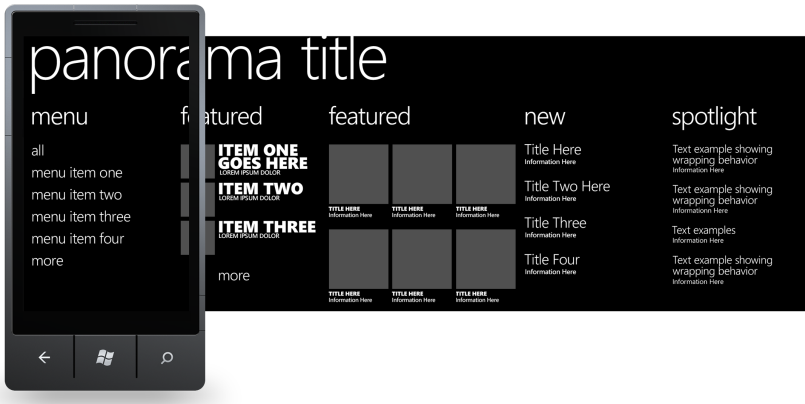 WP7: the content of the item