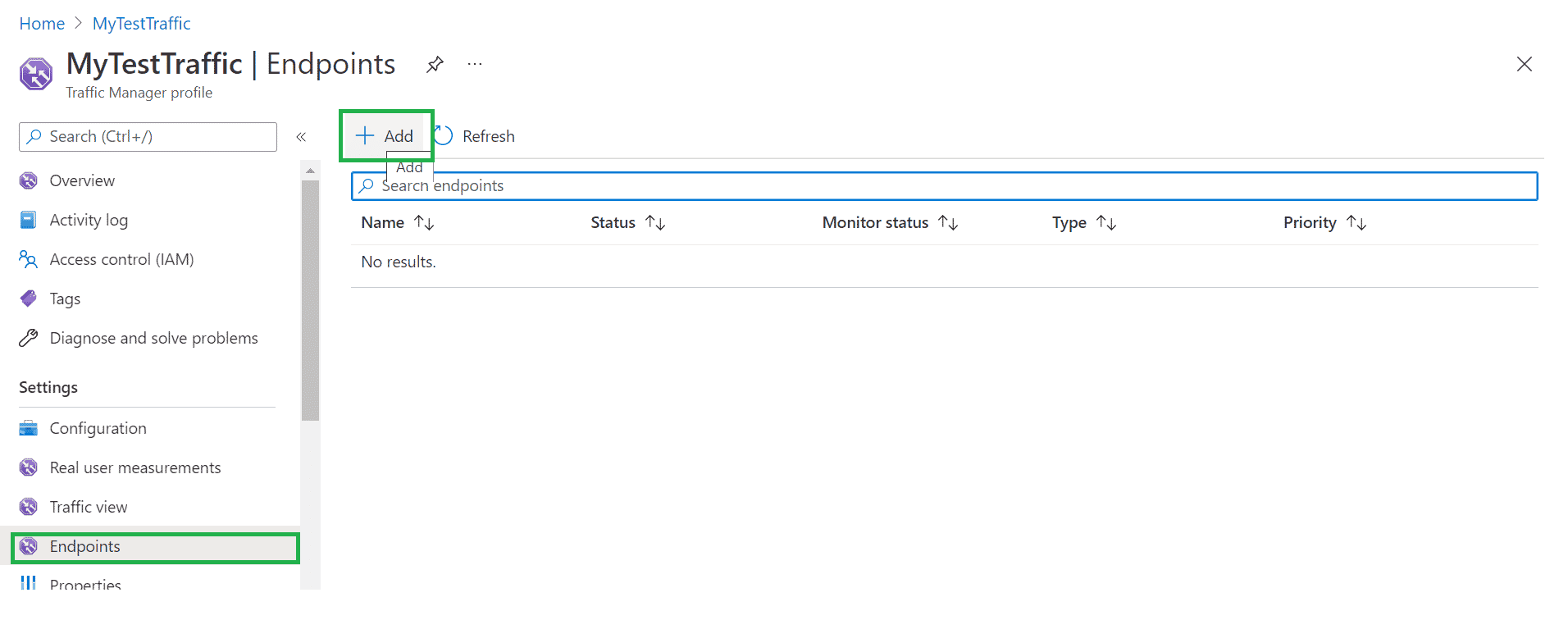 Azure Endpoints