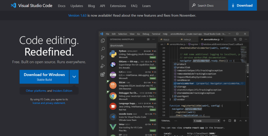 Visual Studio Code IDE