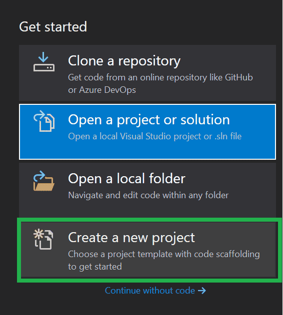 Visual Studio Console Project