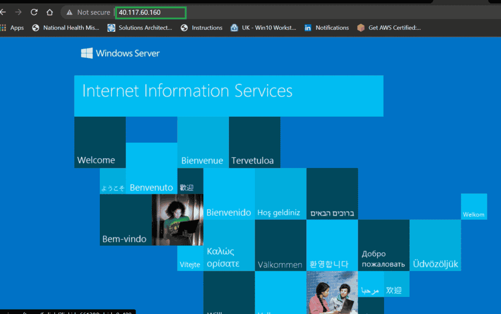 Azure IIS Server Setup