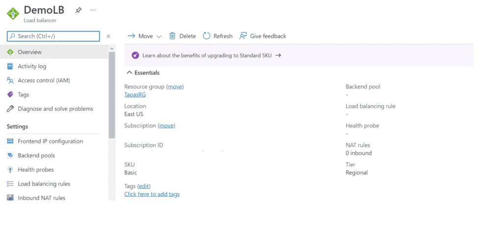 How to create a load balancer