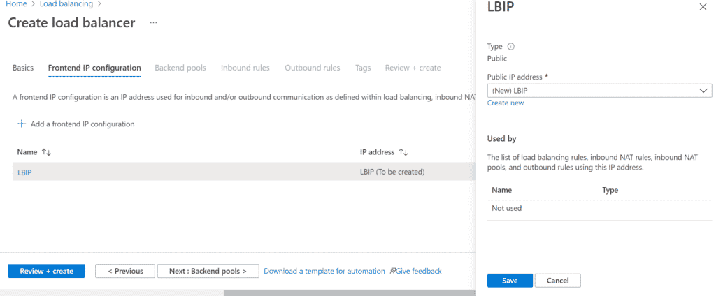 Adding IP Address to a Load Balancer