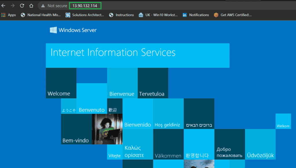 Default IIS Web Server