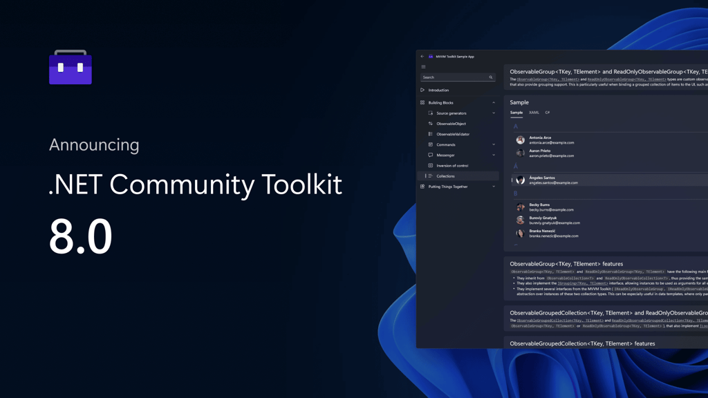 The .NET Community Toolkit 8.0