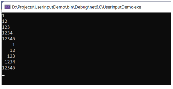 C# Input Code Examples